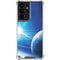 View of a Planet as it Looms in Close Orbit and with Rings Galaxy S21 Ultra 5G Clear Case